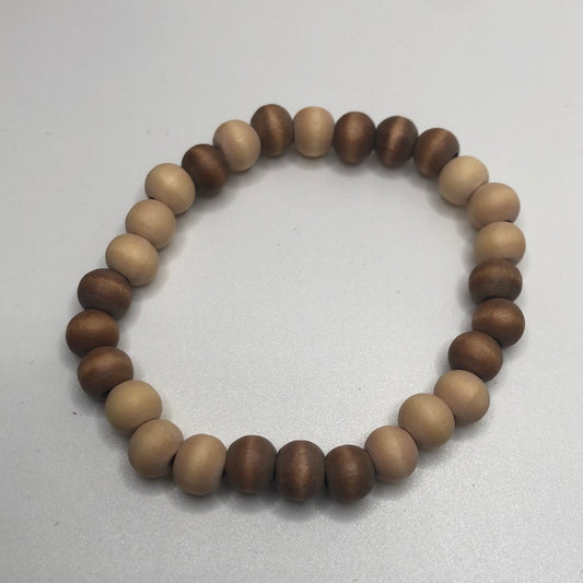 Wood Beaded Bracelet