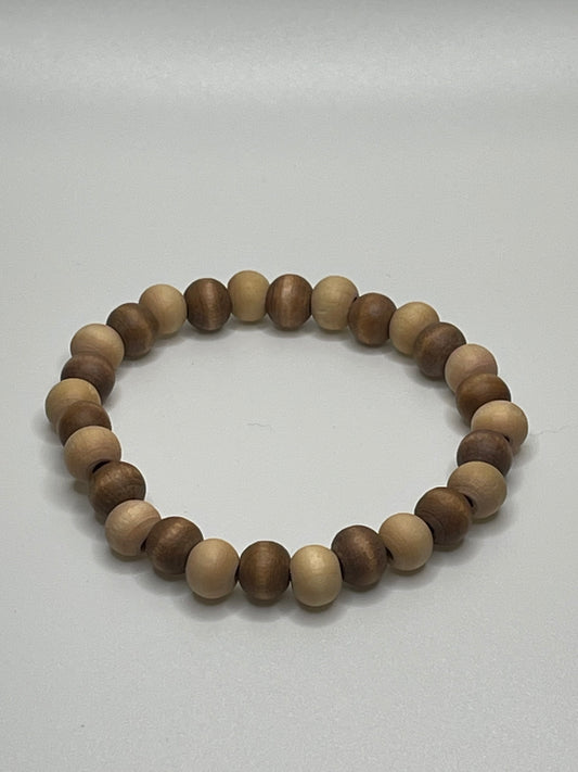 Wood Beaded Bracelet